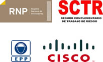 contamos con rnp, sctr, epp y certificacion cisco